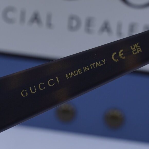 Gucci GG1784S 002 Cat Eye Sunglasses - Dark Havana/Brown main image 4